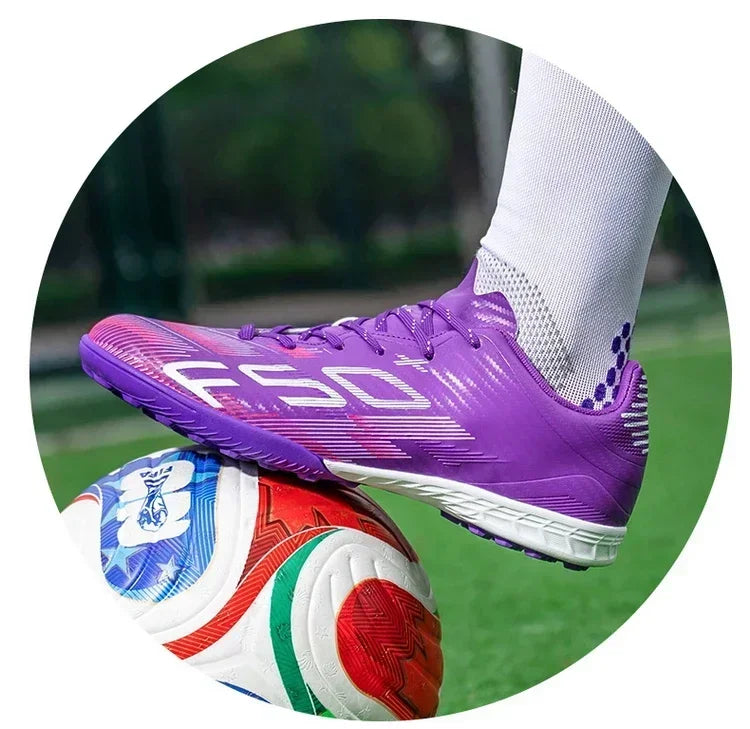 Nouvelles chaussures de football pour hommes, adaptées à la pratique sur gazon, ultralégères, antidérapantes, baskets de sport pour activités de plein air, chaussures de football professionnelles, chaussures d'entraîne