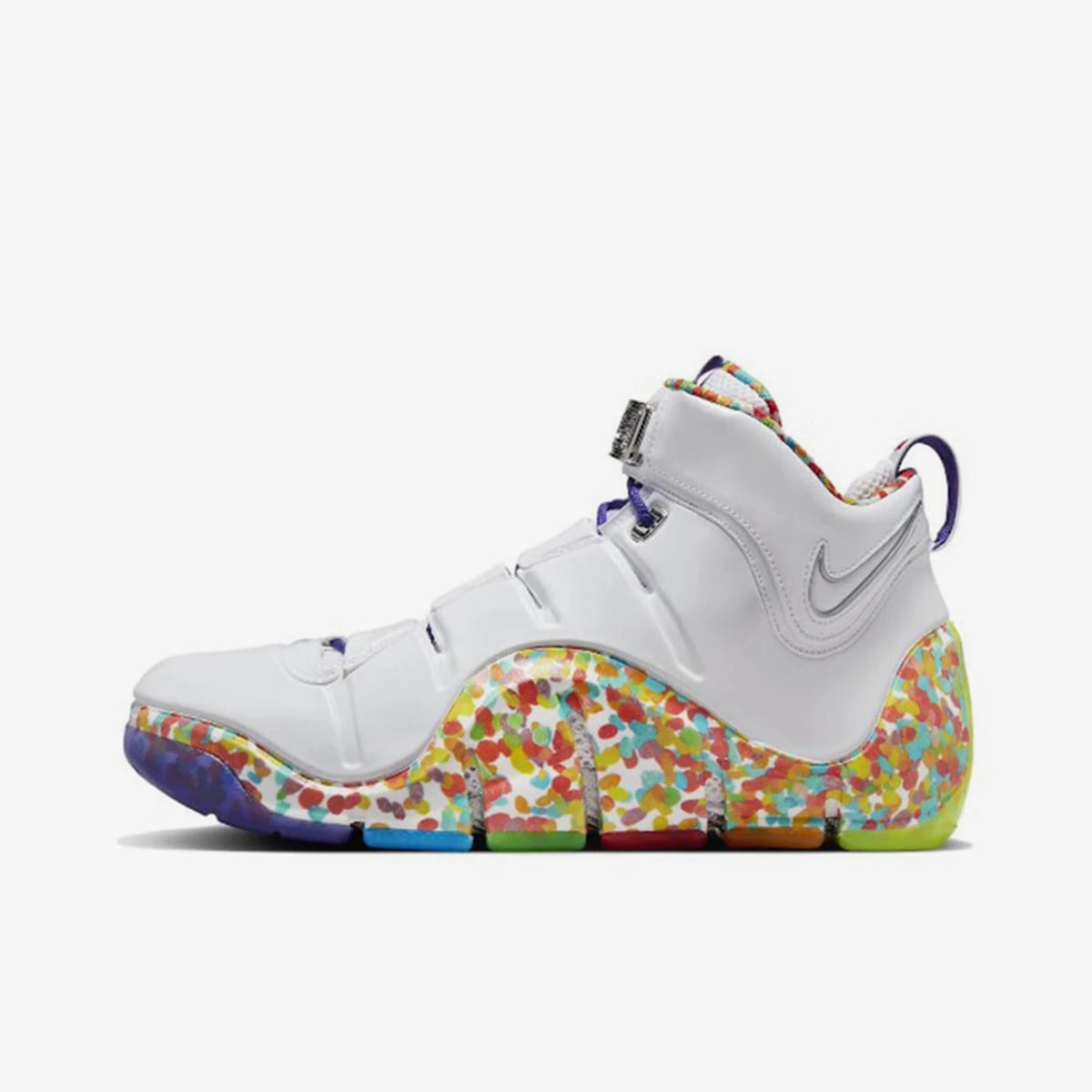 Nike eredeti LeBron 4 férfi magas szárú kosárlabdacipő DQ9310-100