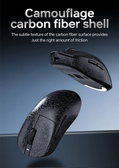 Bezprzewodowa mysz gamingowa AJAZZ AJ199 PAW3311 24000DPI, lekka, Bluetooth/przewodowa, z włókna węglowego, do PC i laptopa dla graczy