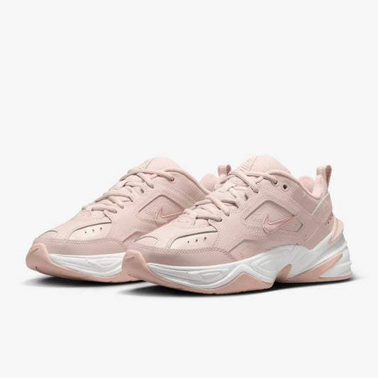 Nike Patchwork Leather Design Lightweight Springy Sneakers for Women M2K Tekno Fashionable Outdoor Casual Shoes Fresh Color Scheme That Makes Legs Look Longer Dad Shoes Women's Must-Have Ao3108-202