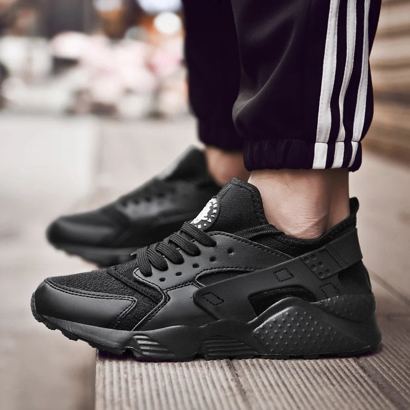 Ανδρικά Sneakers Μόδας, Ελαφριά, Άνετα και Διαπνέοντα Αθλητικά Παπούτσια για Άνδρες, Παπούτσια Πεζοπορίας Καλοκαιρινά από Δίχτυ, Επίπεδα Κόκκινα Παπούτσια Τένις