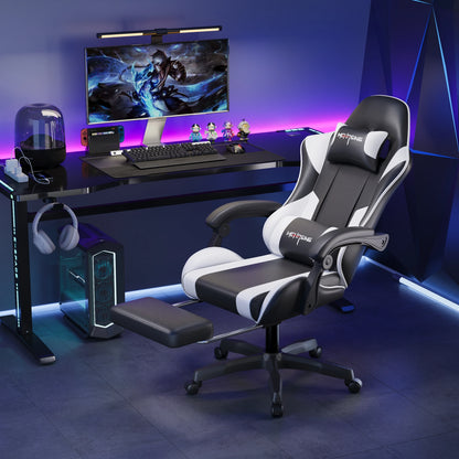 Ergonomická moderní otočná židle pro kancelář i domov – e-sportovní herní židle s kolečky v otočném stylu, počítačová herní židle
