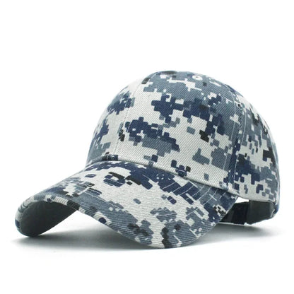Casquettes de baseball camouflage pour homme, casquette tactique anti-UV, ajustable, style militaire, camouflage, airsoft, chasse, camping, randonnée, pêche