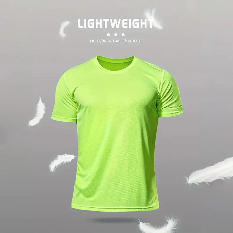 New Fashionable Men's Round-neck Short-sleeved T-shirt 3D Printed Wolf T-shirt Men's Casual Sports Short-sleeved Street Top