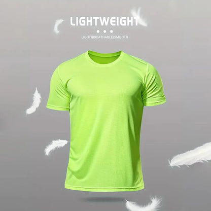 New Fashionable Men's Round-neck Short-sleeved T-shirt 3D Printed Wolf T-shirt Men's Casual Sports Short-sleeved Street Top