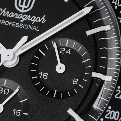Orologio da uomo Watchdives New Wd1863 al quarzo VK63, cronografo con vetro zaffiro bombato, impermeabile, 39 mm, in acciaio, top brand, orologio business di lusso