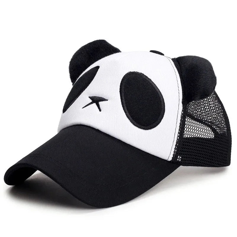 Șepci de baseball drăguțe cu panda pentru vară, pentru bărbați și femei, din bumbac, în stil hip-hop, cu închidere snapback, protecție solară, pentru băieți și fete, pentru activități în aer liber, gorras, dropshipping