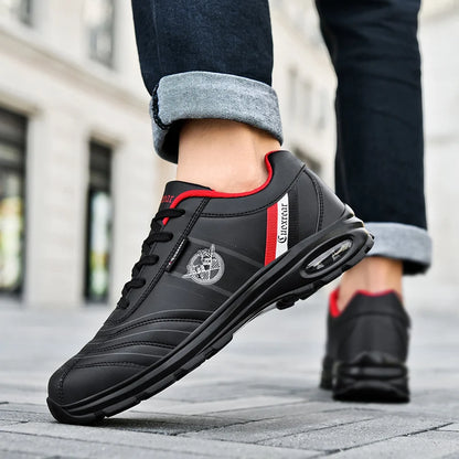 Chaussures de sport pour hommes grande taille respirant confortable résistant à l'usure Snekaers semelle souple chaussures de course plates décontractées pour homme