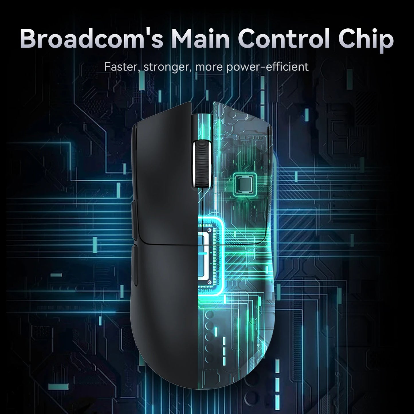 Attack Shark X11&R1 Tri-Mode Bluetooth trådløs mus med opladningsbase, RGB, ergonomisk letvægtsmus, PC-gamer-tilbehør