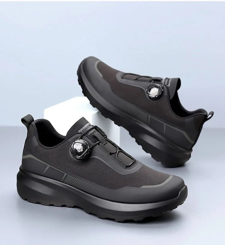 Outdoor Men's Sneakers 2026 New Spring and Summer Thick-Soled Sports Shoes Men's Hiking Daddy Shoes Casual Footwear for Men