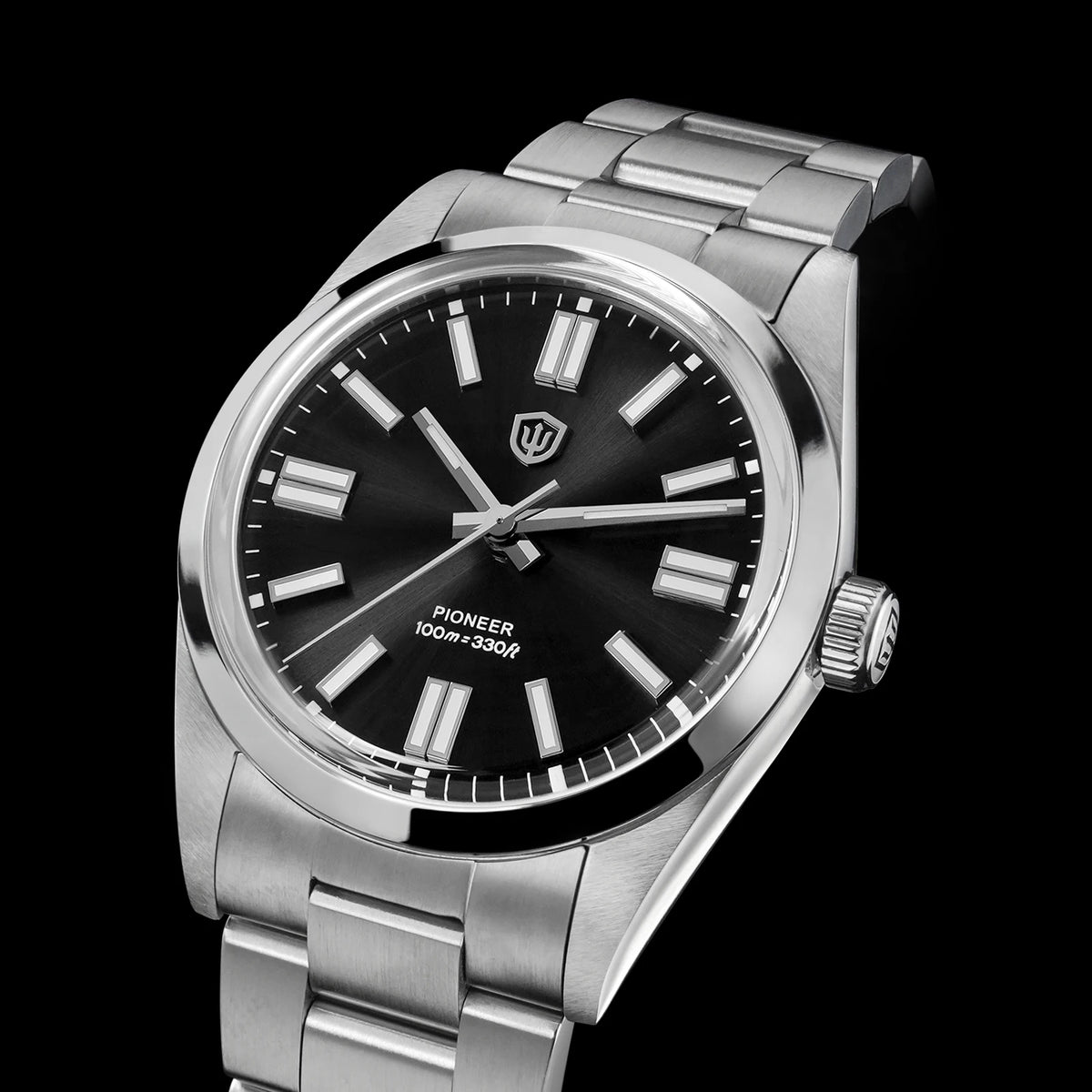 Watchdives WD1016 V3 kvarc karóra, 37 mm-es rozsdamentes acél tok, zafírüveg, vintage stílusú karóra, VH31 Sweep mozgás, 100 m vízálló férfi karóra