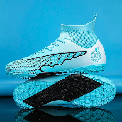 Chaussures de football professionnelles pour hommes, crampons durables pour terrain en herbe extérieur