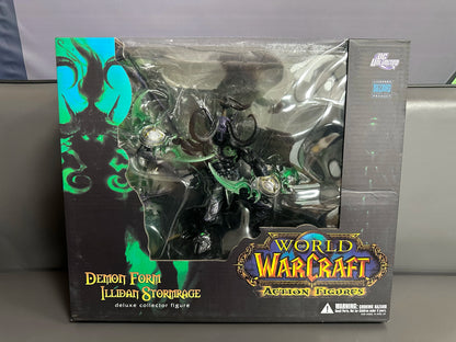 World of Warcraft Handheld Black Devil Hunter Illidan Fury Wind Ornament Lich King Arthas Model Boy