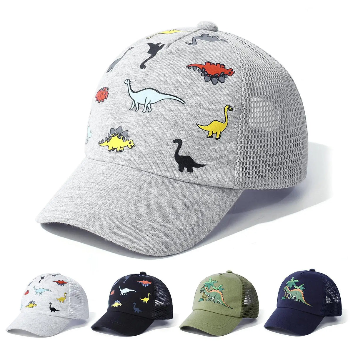 Toddler Baseball Hat Sun Protection Baby Cap Adjustable Fit Mesh Baseball Hat Outdoor Beach Sun Cap for Kids 1-5Years