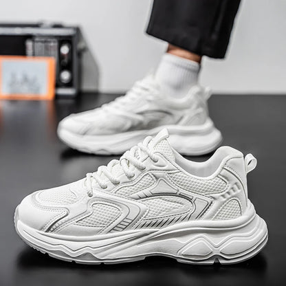 Men's speed casual sneakers spring summer soft-sole anti-slip breathable outdoor running shoes fashion Youth Joker sports shoes