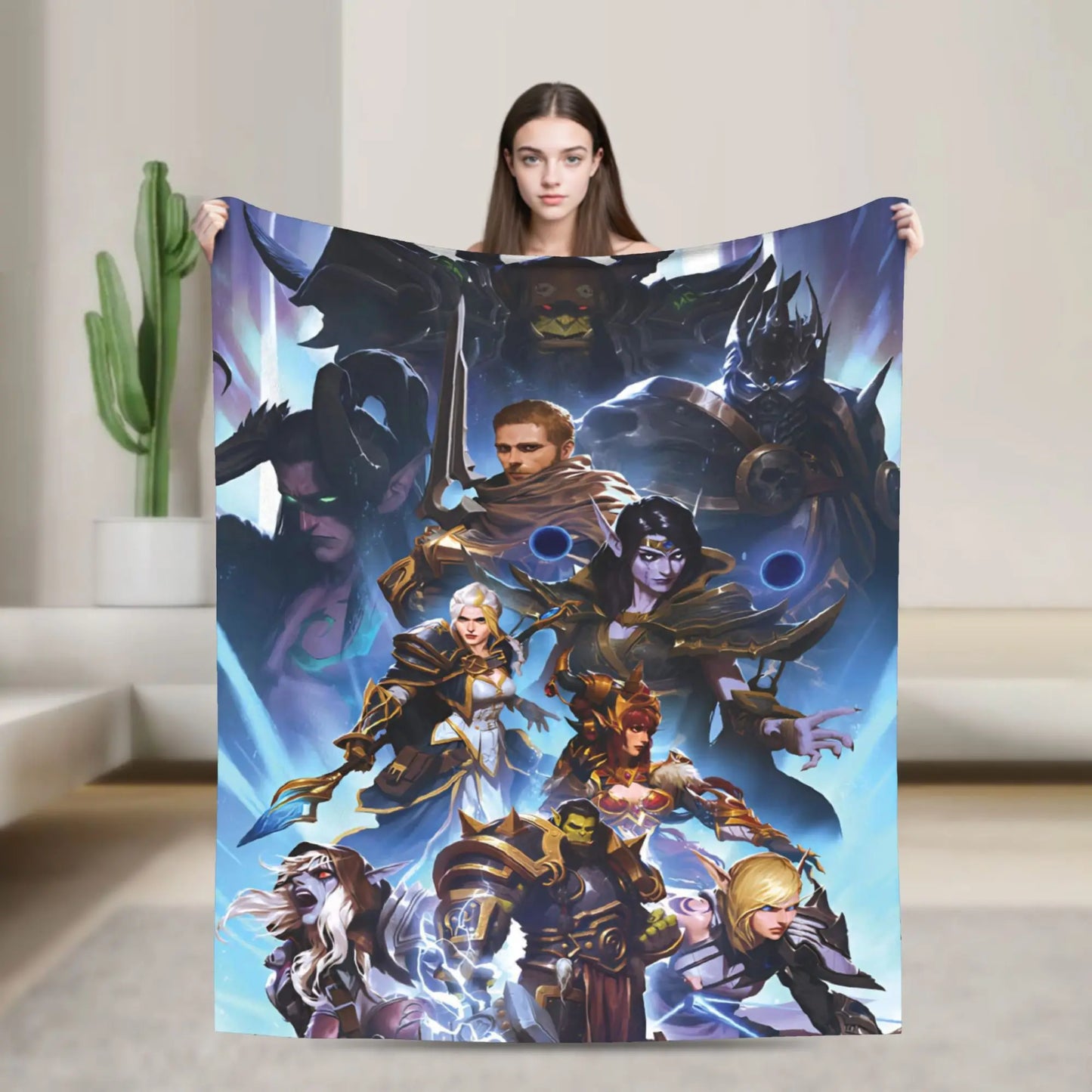 WOW World of Warcraft Blankets Quality Soft  Bedding Throws Winter Kids Bedroom Novelty Bedspread