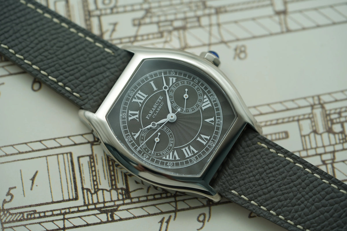 FARASUTE 36 mm-es luxus retro férfi kvarcóra VH64 szerkezetű, rozsdamentes acélból készült sportos divatóra zafírüveggel, vízálló Relogio