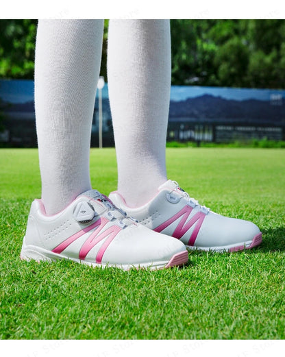 PGM Boys Girls Golf Shoes Light Weight Soft and Breathable Waterproof Anti-slip Universal Outdoor Sports Shoes XZ127