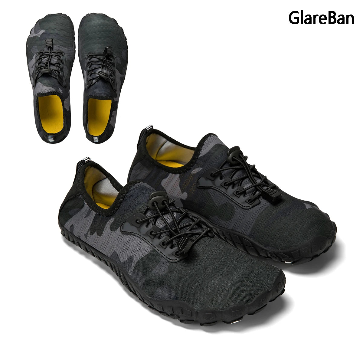 Oiaano New Camo Uomo Donna Scarpe da spiaggia ad asciugatura rapida Stivaletti da acqua a piedi nudi Sneaker acquatiche da uomo Sportive da passeggio