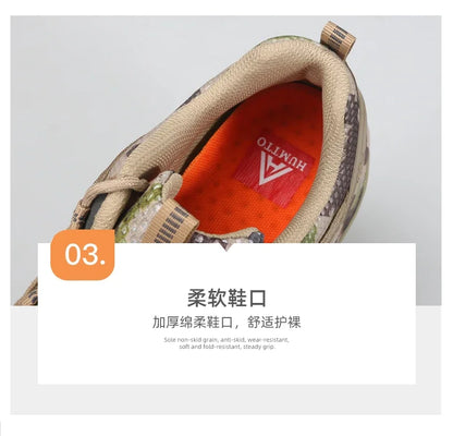 HUMTTO Shoes for Men Non-slip Sports Breathable Summer Hiking Shoes Man Outdoor Luxury Designer Trekking Climbing Mens Sneakers