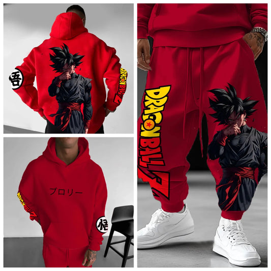 2026 Pok É Mon Animation Printed Hoodie and Pants Set for Men and Women, Casual Style Fashion Set