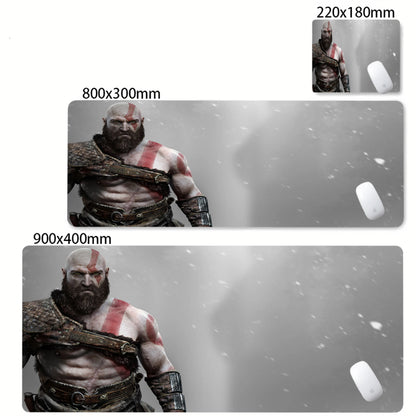 XXL egérpad God of War íróasztali szőnyeg PC-s játék kiegészítők billentyűzet számítógépes egérpad játékosok számára nagy szekrény irodai asztal szőnyeg