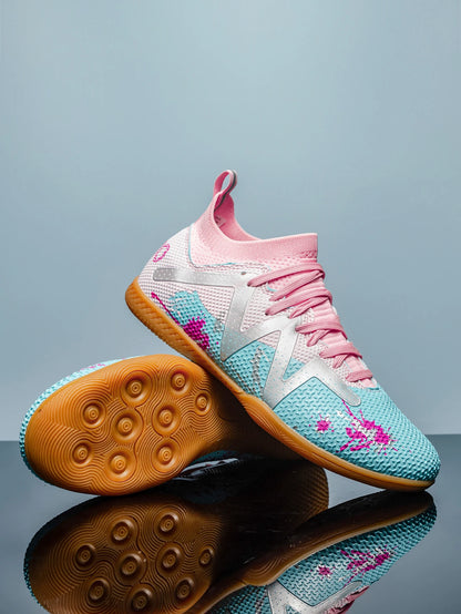 Zapatillas de fútbol para hombre, tacos de alto rendimiento, calzado profesional de fútbol sala, botas rápidas para campo de fútbol, zapatillas originales de entrenamiento para niño