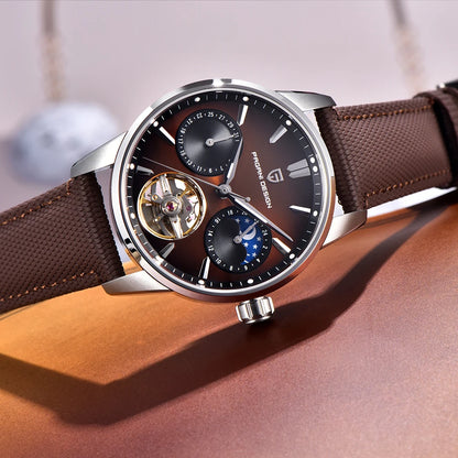 Pagani Design men’s watch, new model, luxury automatic mechanical watch, 41 mm, stainless steel, water-resistant to 10 bar, ‘racer’ style