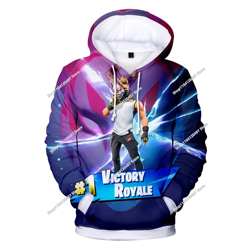 Sudaderas con capucha para niños y niñas Fortnite, sudadera infantil 3D, Battle Royale, sudaderas para hombre, moda de otoño, ropa infantil