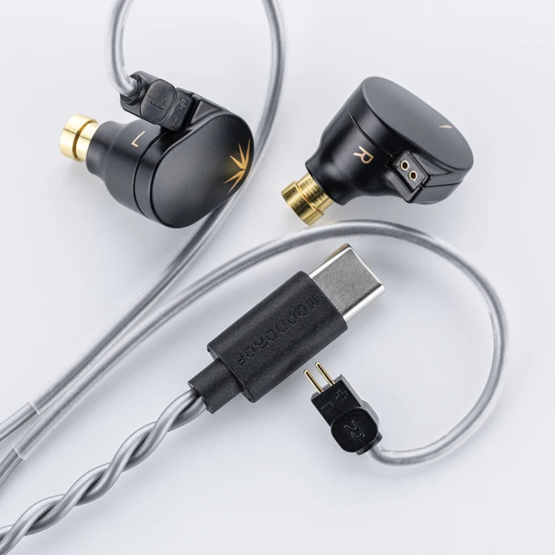 MOONDROP CHU II CHUII DSP Dynamic Driver In-Ear Earphone IEMs HiFi Music Earbuds with 0.78mm Interchangeable Cable Wried Headset
