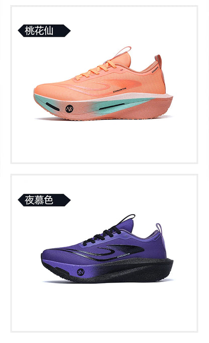 Carbon Plate Sports Running Shoes Marathon Men Breathable Lightweight Women's Comfortable Athletic Nonskid Chunta Sneakers