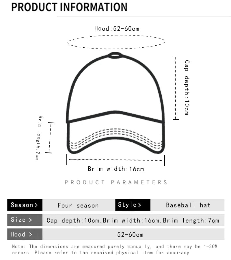 Gorras de béisbol vintage coreanas lavadas para hombre y mujer, de algodón, con cierre snapback, bordado de letras, versátiles, modernas e informales con efecto desgastado