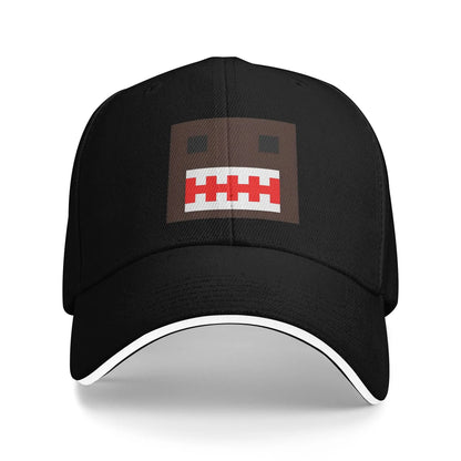 PIXEL Domo Kun Κούκλα Πρόσωπο Σάντουιτς Καπέλα Άνδρες Γυναίκες Hip-Hop, Καπέλα Μπέιζμπολ Χαριτωμένα Αστεία Ρυθμιζόμενα Ψάρεμα Καπέλα για όλες τις εποχές