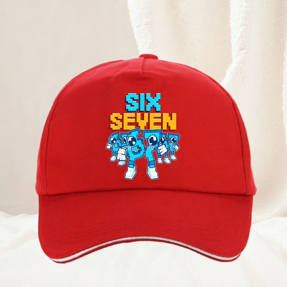 „Meme 67 Six Seven 6 7 Italian Brainrot“ beisbolo kepurė vyrams, „Trucker Hat“, pavasarinė, kasdieninė, lauko, sporto salės, saulės skydelis, „Snapback“ kepurė