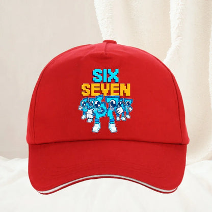 „Meme 67 Six Seven 6 7 Italian Brainrot“ beisbolo kepurė vyrams, „Trucker Hat“, pavasarinė, kasdieninė, lauko, sporto salės, saulės skydelis, „Snapback“ kepurė