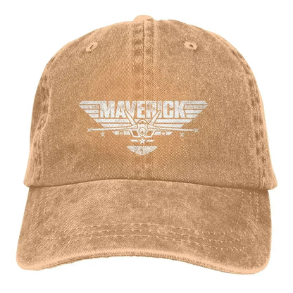 Многоцветна шапка с козирка за мъже и жени, каубойска шапка „Top Gun Maverick“ с центрирано лого на „Jet“, бейзболни шапки, персонализирани шапки с козирка за защита