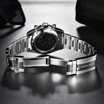 PAGANI DESIGN Men's Automatic Mechanical Watch Stainless Steel Waterproof Sport 10Bar Luxury Casual Watch for Men Reloj Hombre