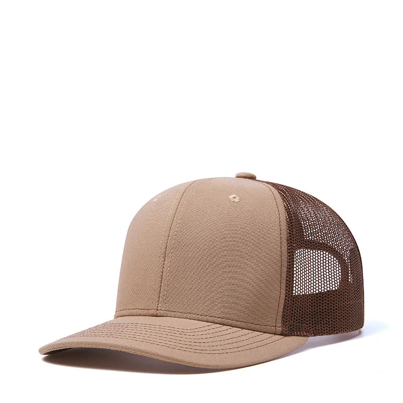 Czapki z daszkiem typu „trucker” w 38 kolorach, na świeżym powietrzu, z zatrzaskiem, czapki typu „dad hat”, hip-hopowe, męskie, damskie, regulowane, dla chłopców i dziewcząt, czapki baseballowe