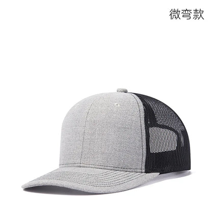 Czapki z daszkiem typu „trucker” w 38 kolorach, na świeżym powietrzu, z zatrzaskiem, czapki typu „dad hat”, hip-hopowe, męskie, damskie, regulowane, dla chłopców i dziewcząt, czapki baseballowe