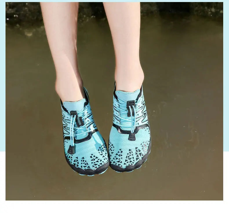 EOCENE Sapatilhas aquáticas barefoot para homem e mulher, de secagem rápida, para desportos ao ar livre, praia, natação, fitness, caminhada na água, caminhadas e ciclismo