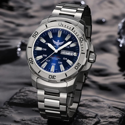 Yelang V5.1 Men's Watch 44mm Super Dive 300M Professional Waterproof SW220 Movement Luxury Automatic Mechanical Watch for Men