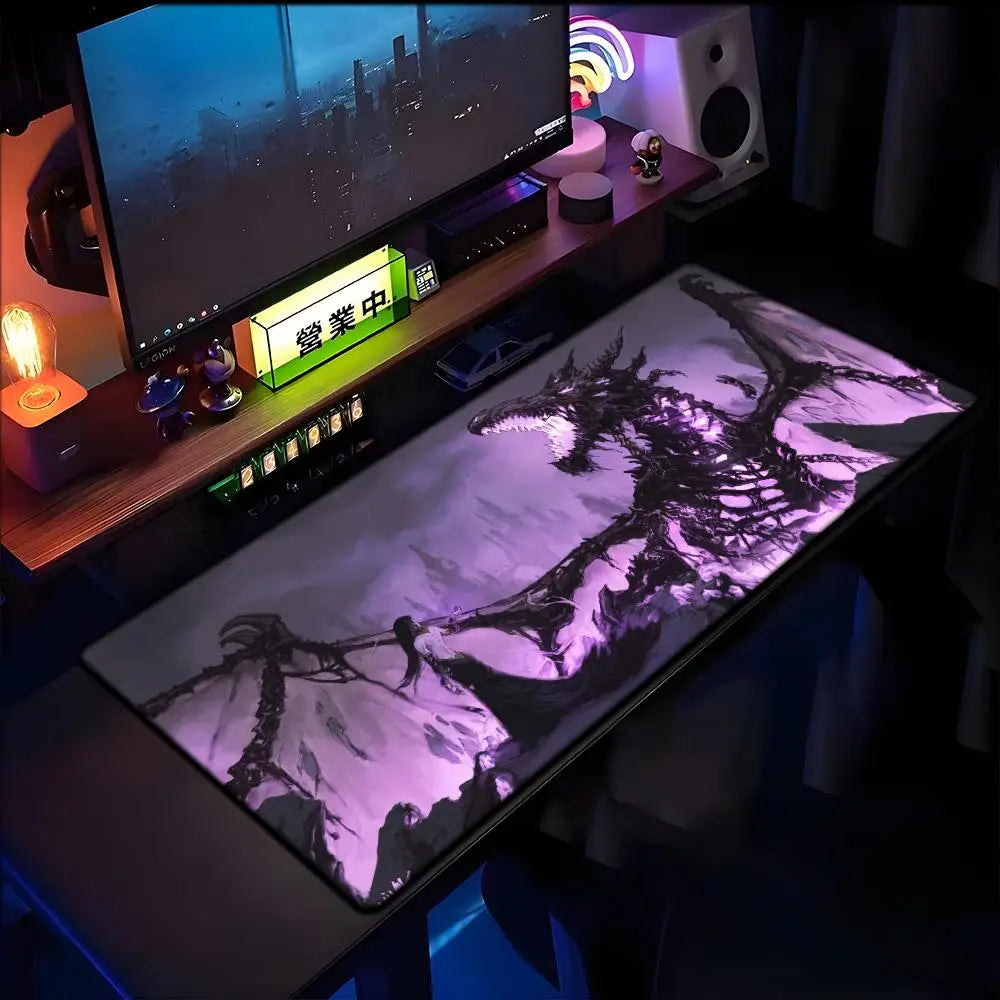 Podkładka pod mysz World of Warcraft Lich King PC HD anime, akcesoria gamingowe, podkładka pod klawiaturę i mysz, laptop, XXL, biurko gamingowe, podkładka pod mysz z motywem Lich King