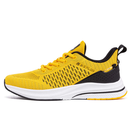 Zapatillas de running ligeras Baasploa para hombre, cómodas zapatillas casuales de diseñador en malla con cordones para hombre, deportivas de exterior y tenis