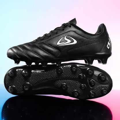 Nouvelles chaussures de football pour hommes, chaussures de soccer d'extérieur TF FG, crampons pour terrain en herbe, chaussures d'entraînement confortables, chaussures de match, futsal, chaussures de sport respirantes pour