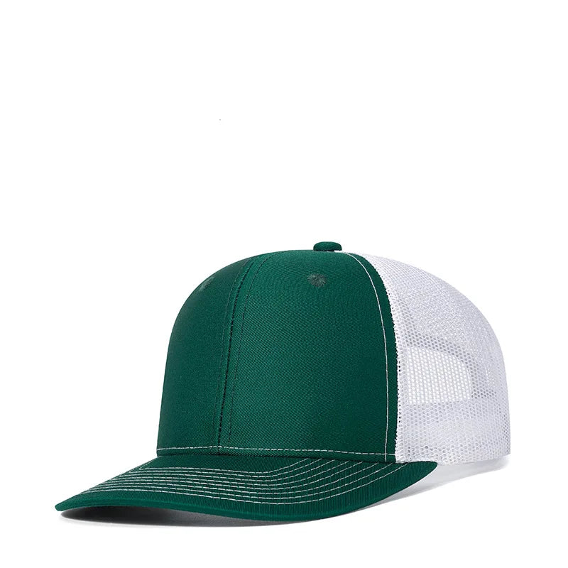 Czapki z daszkiem typu „trucker” w 38 kolorach, na świeżym powietrzu, z zatrzaskiem, czapki typu „dad hat”, hip-hopowe, męskie, damskie, regulowane, dla chłopców i dziewcząt, czapki baseballowe