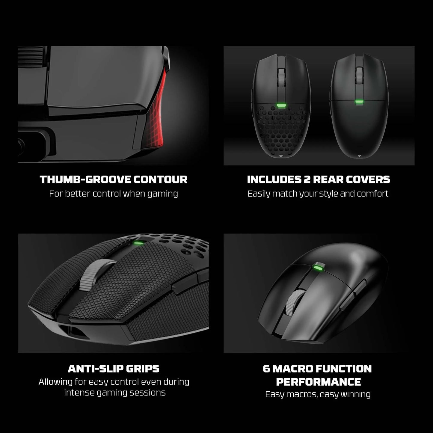 FANTECH Aria XD7E 2.4G Wireless Gaming Mouse PixArt 3311 1000Hz 59g Lightweight Gamer Mice For PC Laptop