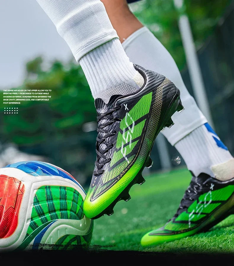 Nouvelles chaussures de football pour hommes, chaussures de sport d'extérieur, chaussures de match professionnelles, baskets antidérapantes, chaussures de football d'entraînement, chaussures ultralégères unisexes