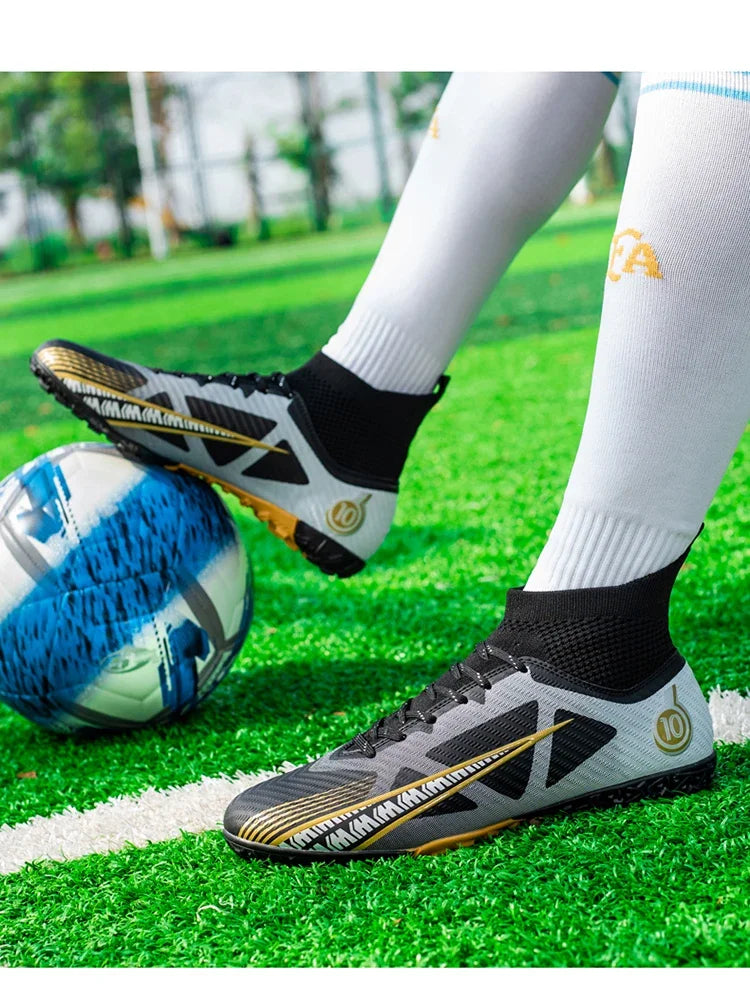 Chaussures de football pour hommes, chaussures de football professionnelles originales, résistantes, respirantes, de haute qualité, antidérapantes