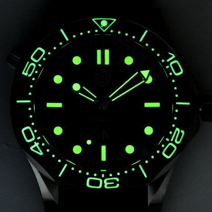 Watchdives 42mm Titanium Dive Watch NTTD VH31 Sweep Second Quartz Movement 200m Waterproof Super Luminous Men Watches