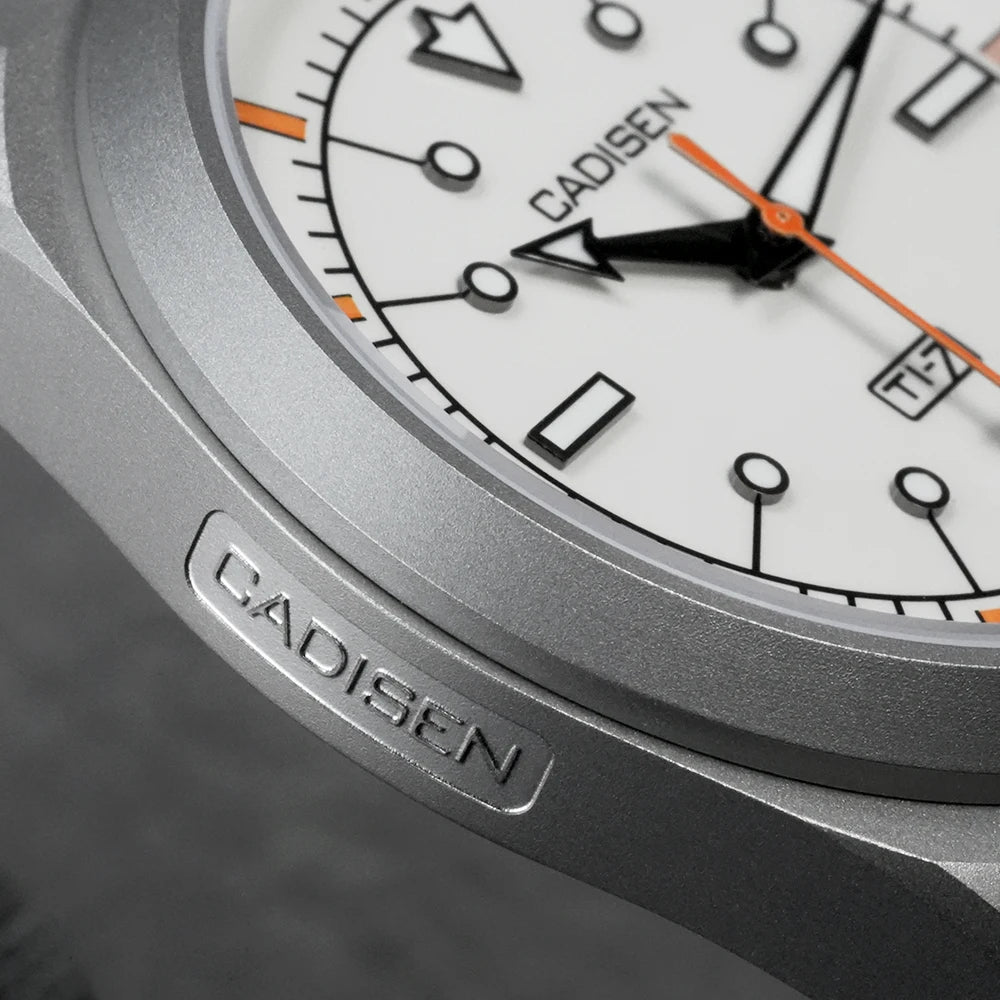 CADISEN TI-7 Autodyne Men’s Automatic Watch  Titanium Case, Miyota 8215, Sapphire Crystal & 100M Waterproof
